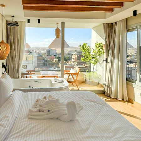 Galaxy Pyramids View Inn Kafrat al Jabal Екстер'єр фото