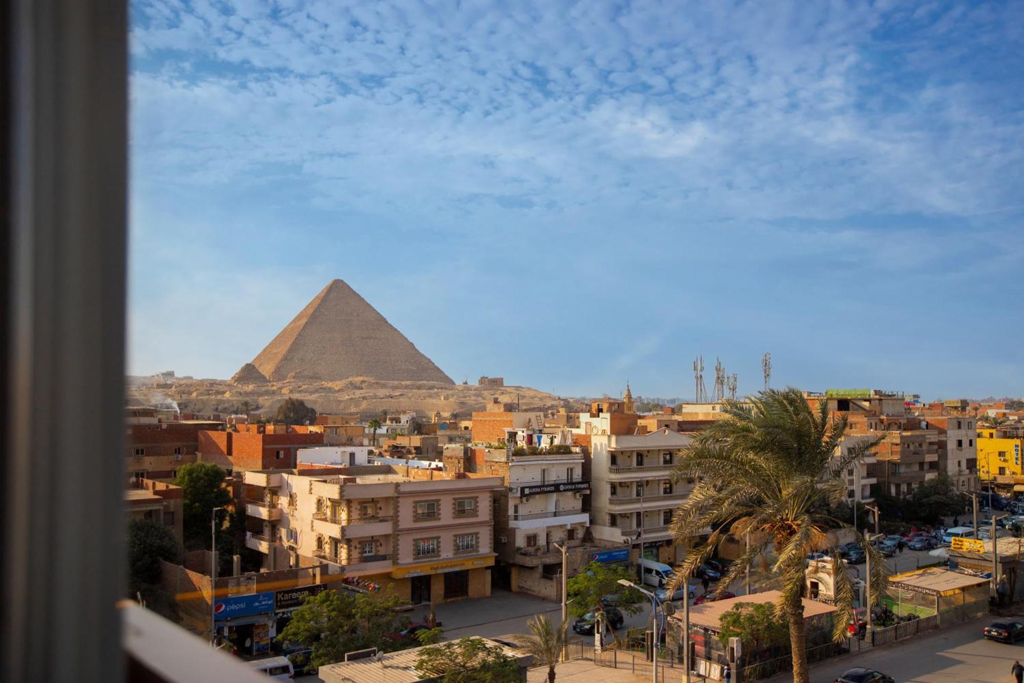 Galaxy Pyramids View Inn Kafrat al Jabal Екстер'єр фото