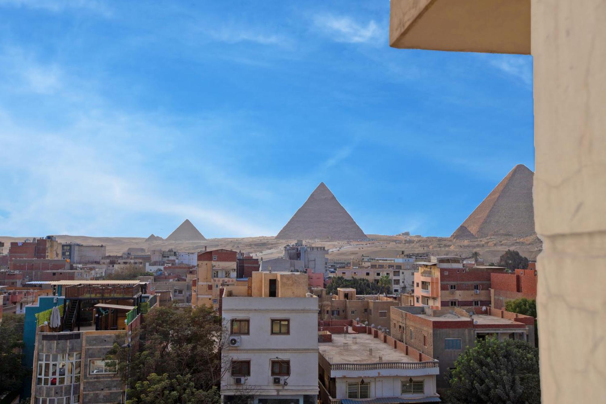 Galaxy Pyramids View Inn Kafrat al Jabal Екстер'єр фото