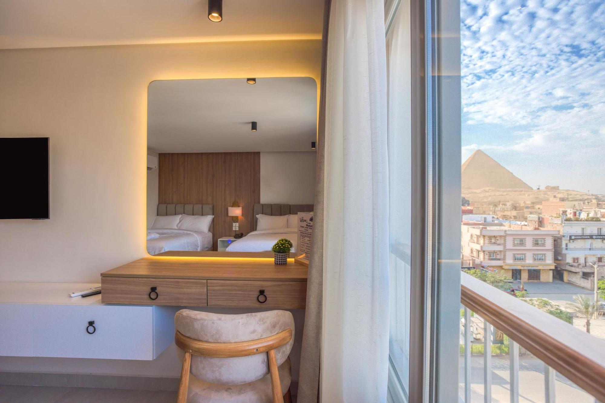 Galaxy Pyramids View Inn Kafrat al Jabal Екстер'єр фото