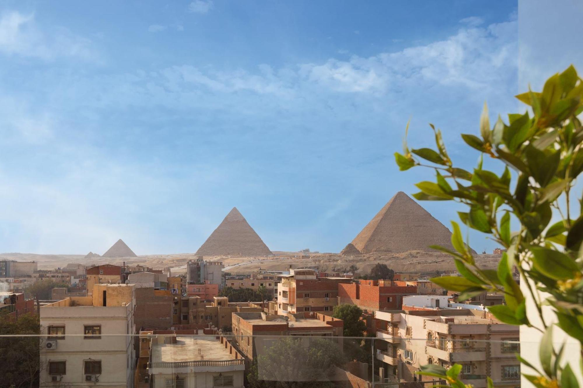 Galaxy Pyramids View Inn Kafrat al Jabal Екстер'єр фото