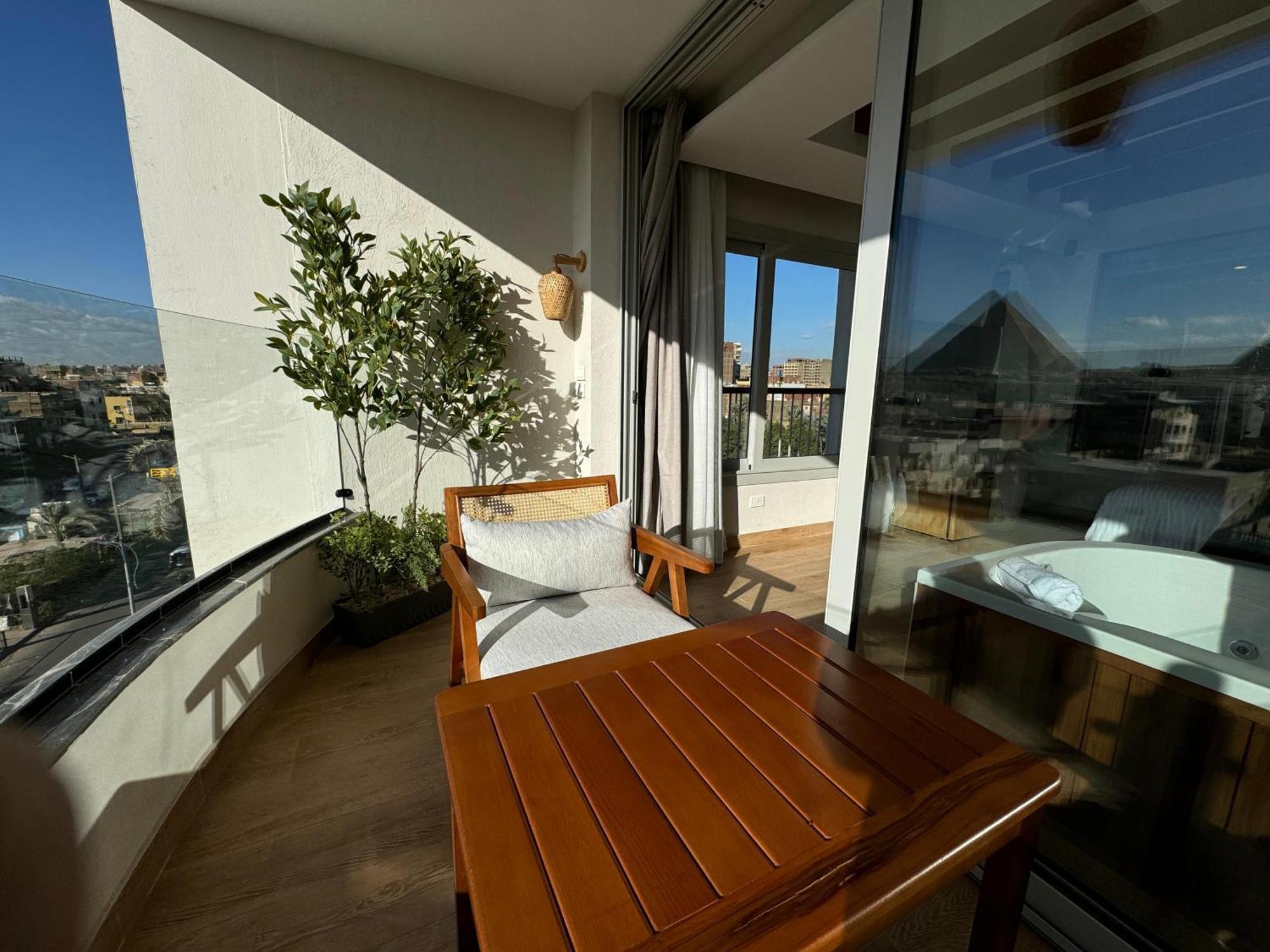 Galaxy Pyramids View Inn Kafrat al Jabal Екстер'єр фото