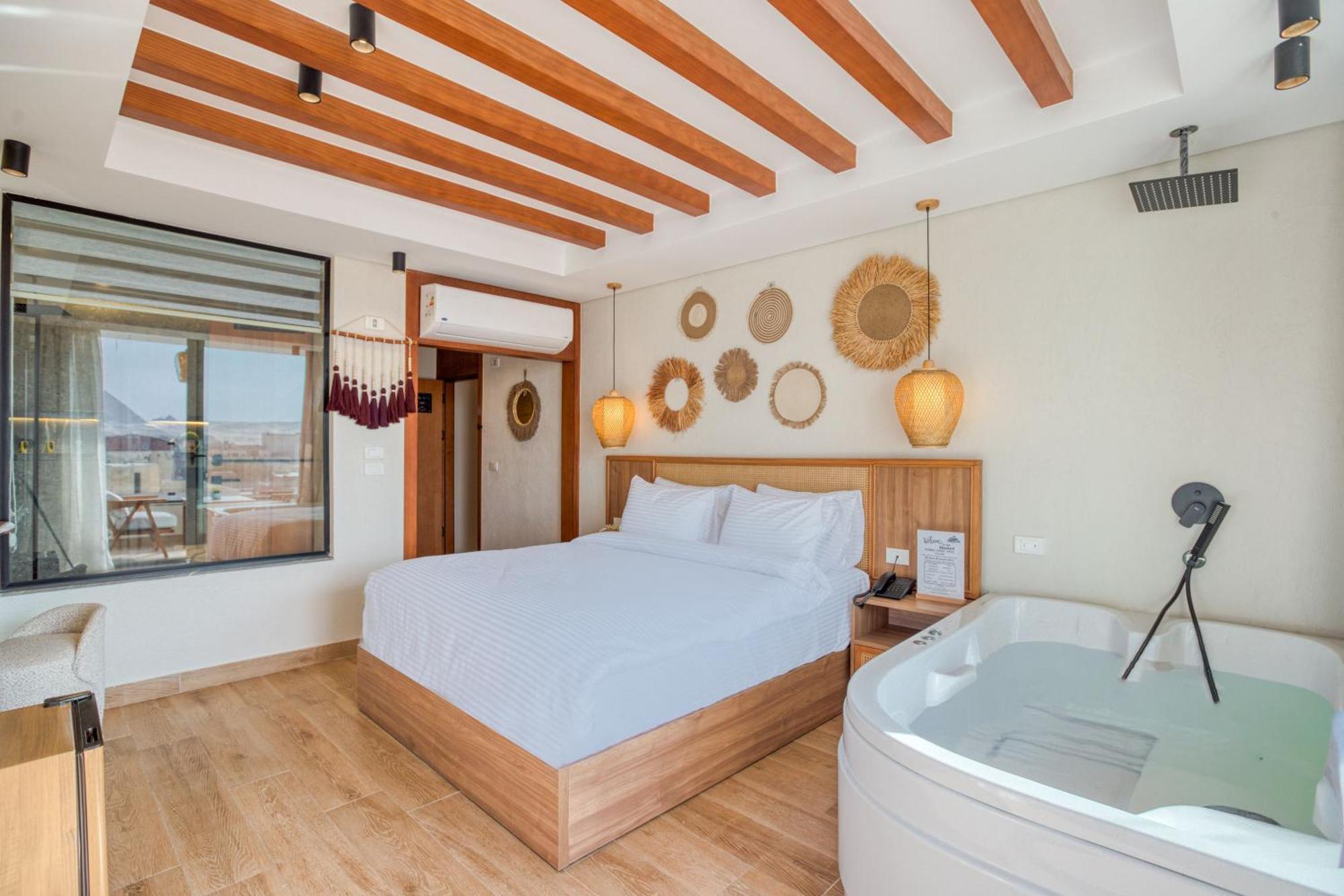 Galaxy Pyramids View Inn Kafrat al Jabal Екстер'єр фото